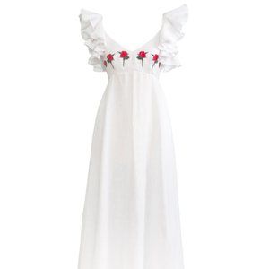 FANM MON Demre Maxi Dress - White